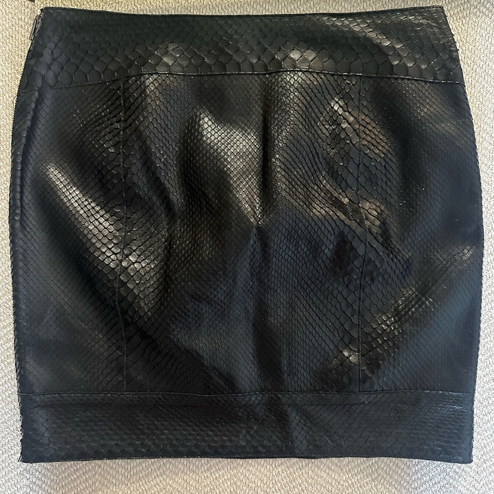 Tom Ford Black Python Skirt